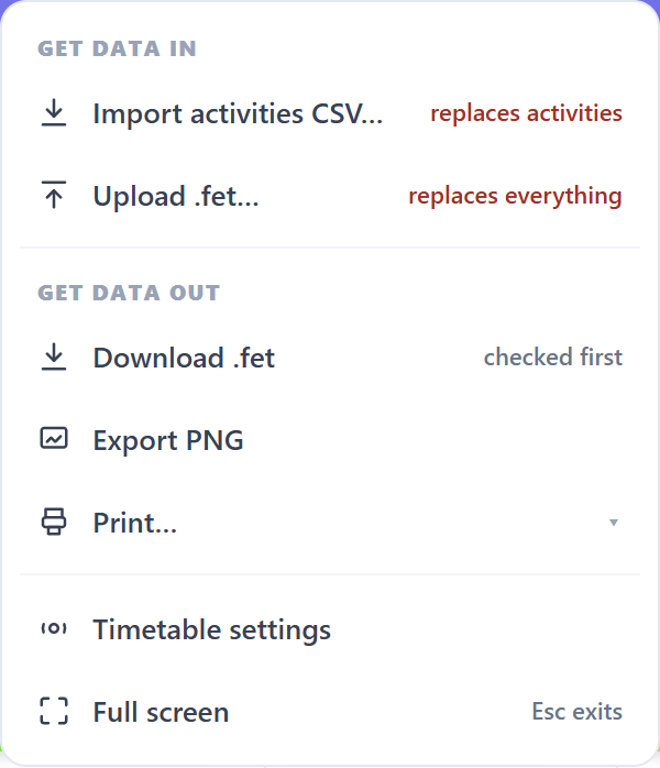 The download row, with the checked first sublabel under it